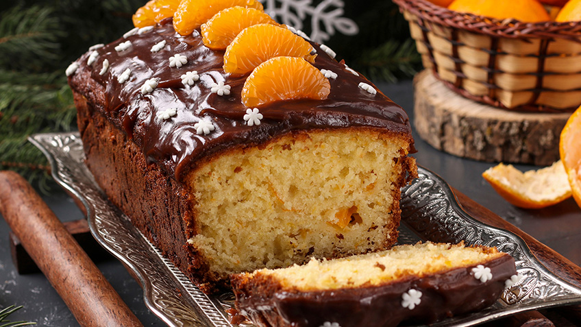 Queque de Naranja cubierto de chocolate_hch